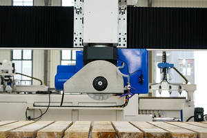 Bridge Saw Stone Cutting Machine 5 Axis High Performance Stone Cutting Saw for Making Washbasin,Bathroom Countertop - Product Image 2