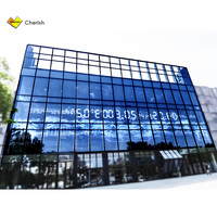 Module d'affichage LED intérieur/extérieur transparent HD avec écran LED en verre film cristal