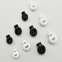Boucle de serrage de chapeau en plastique à ressort, réglable, élastique, de sécurité, de luxe, petite, à un seul trou, type landmine