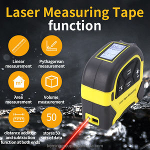 KEMING Metro a Nastro Digitale <span class=keywords><strong>Laser</strong></span> 2-in-1 con Metro a Nastro in Acciaio e Misuratore di Distanza <span class=keywords><strong>Laser</strong></span> Classe II, Strumento di Misurazione <span class=keywords><strong>Laser</strong></span> Ricaricabile - Product Image 4