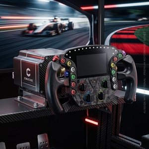 Volante de Carreras Profesional con Pantalla LCD para Simulador de Carreras IRacing <span class=keywords><strong>Assetto</strong></span> <span class=keywords><strong>Corsa</strong></span> ACC, Cabina de Simulación OEM ODM Moza - Product Image 4