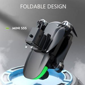 Hot Selling S5S HD Foldable Drone Beginner's Remote Control Brushless UAV Flying Toy Aircraft with LED Backlight Motor Power - Product Image 4