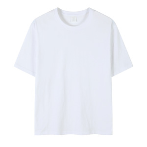 T-shirt Unisex Direto da fábrica Pesado Oversized Gota Ombro Cor Sólida Personalizado Silk Screen Printing Longo Comprimento Tecido De Malha - Product Image 4