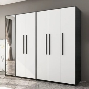 En gros Dernier Mouvement Vestiaire Assemblé <span class=keywords><strong>Placard</strong></span> En Bois Mélamine Assemblage Facile Durable Armoire Tiroirs De Rangement Armoire - Product Image 1