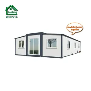 Casa Prefabricada de Acero de <span class=keywords><strong>3</strong></span> Pisos, Programa de Casas Pequeñas de <span class=keywords><strong>2</strong></span> Dormitorios, Plan de 600 Pies Cuadrados, Insonorizada, de 20 Pies - Product Image 1