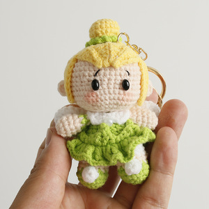 Nuevo Colgante de Muñeca Princesa Tejida a Mano de Ganchillo, Lindo Llavero Artesanal, Adorno, Regalo - Product Image 4