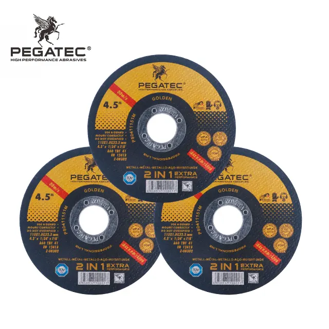 Pegatec מנותק גלגל מתכת 115mm חיתוך המירוק גלגל כלי