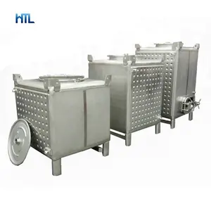 Cấp Thực Phẩm Thép Không Gỉ 1000 Lít Hóa Chất Lưu Trữ Chất Lỏng IBC Tank