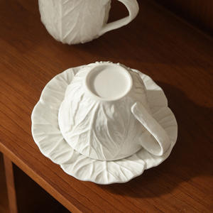 Tasse à café européenne en relief, tasse à latte, tasse à latte glacé, mug rétro style <span class=keywords><strong>cour</strong></span> royale - Product Image 4