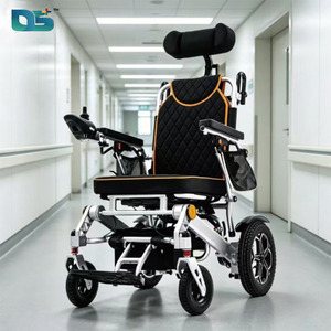 Silla <span class=keywords><strong>de</strong></span> Ruedas Eléctrica Médica Plegable Ligera y Ajustable <span class=keywords><strong>de</strong></span> Alta Calidad, Cómoda y Moderna para <span class=keywords><strong>Personas</strong></span> <span class=keywords><strong>Mayores</strong></span> o con Discapacidad - Product Image 1