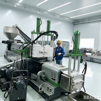 Ligne de granulation automatique LDPE PA PC PP PE avec moteur PLC et roulement, machine de recyclage de plastique 200-250kg/H, prix usine