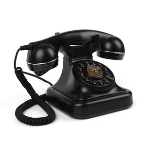 Customized Antique Record Telephone Voice Message <strong>Black</strong> Retro Audio Guest <strong>Book</strong> Guestbook <strong>Phone</strong> for Wedding Party - Product Image 3
