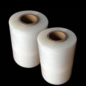 Plastic Wrap Ldpe 42 Micron Mini Roll Wrap Biodegradable Pe 3 Layers Extrusion 250Mm Hand Stretch Film Wrap To Protect Suitcases