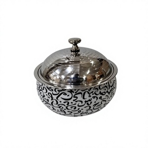 Enamel Printed Finishing Hot Pot Rounded Shape Casseroles <b>Server</b> Insulated Casserole Serving Hot Pot For Catering Usage - Product Image 4