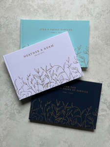 Personalised <strong>Visitor</strong> <strong>Book</strong> Gold Foil Wedding Guest <strong>Book</strong> Guest <strong>Book</strong> to Sign for Wedding - Product Image 4