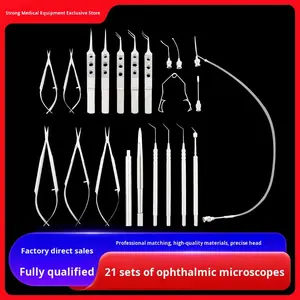 Set di 21 Strumenti Chirurgici Oftalmici Microscopici per Chirurgia della Cataratta con Lenti Intraoculari di Classe I - Product Image 2