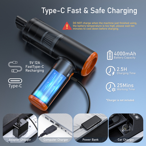 Portable Electric Handheld <strong>Cordless</strong> Brushed Motor <strong>Car</strong> <strong>Vacuum</strong> Cleaner for House, <strong>Vacuum</strong>&amp;Air Blower 2 in 1 Cleaning Tools - Product Image 3