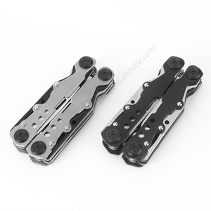 Pince pliante multifonctionnelle miniature en acier inoxydable en gros, outil multifonctionnel de survie pour les voyages en plein air, couteau pour le camping et - Product Image 3