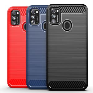 In Fibra di carbonio Antiurto Molle di TPU Della Copertura Posteriore Cassa Del Telefono mobile Per Samsung Galaxy <span class=keywords><strong>m21</strong></span> - Product Image 6