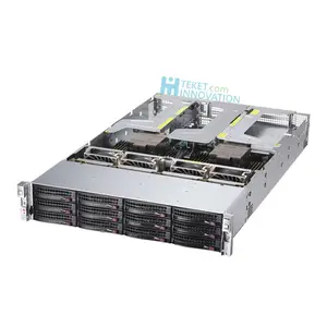 Novo estoque de Servidor Supermicro A+ 2023US-TR4 Dual AMD EPYC 7001/7002 * Série DDR4 32DIMMs integrado IPMI 2.0+KVM Quad Gigabit LAN