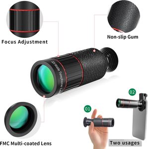 Kính thiên văn Một mắt di động với ống kính tele 32x điện thoại di động máy ảnh đính kèm cho hầu hết các điện thoại thông minh cho các hoạt động ngoài trời - Product Image 5