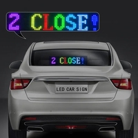 LEDIUP LED-Zeichen für Auto Super helles programmier bares LED-Anzeige schild USB 5V Flexibles LED-Matrix-Panel für Store Hotel Bar Car