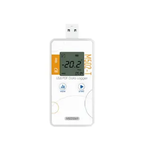 Cold-Chain Transport Monitoring Digitale Dubbele Temperatuur Meter Datalogger