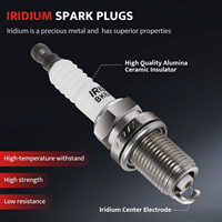 Bobine d'allumage Iridium Premium Neuve 3705100WEC01 Bougie d'allumage ILKER8C7G 3707100WEC05 Remplacement pour Haval Dargo Center Road Sans Défaut de Démarrage