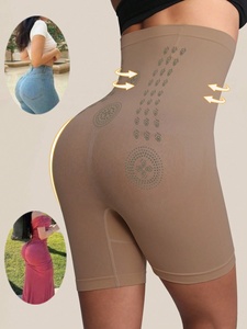 Culotte gainante taille haute pour femme, short sculptant le corps, avec ceinture élastique, rehausseur de hanches et fesses - Product Image 6
