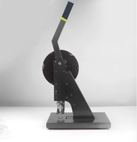 Machine à poinçonner les œillets semi-automatique en acier inoxydable de 10 mm pour bannières souples, presse manuelle pour œillets pour post-traitement