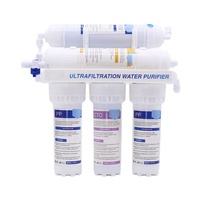 Purificateur d'eau à ultrafiltration 5 étapes avec fonction d'auto-nettoyage pour usage domestique, type comptoir, filtre à charbon actif