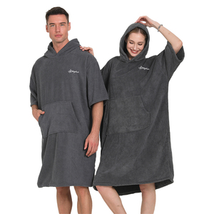 <span class=keywords><strong>Poncho</strong></span> con capucha de media manga para niños y adultos personalizado al por mayor para playa, <span class=keywords><strong>surf</strong></span>, natación, buceo, cambio de <span class=keywords><strong>toalla</strong></span>, bata, <span class=keywords><strong>Poncho</strong></span> de <span class=keywords><strong>Surf</strong></span> con capucha - Product Image 6