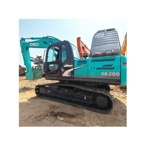 Excavatrices d'occasion Kobelco SK200D de 20 tonnes, SK70, SK75, SK130, SK140, SK250, machine de construction hydraulique à chenilles, chargeuse-pelleteuse, pelle - Product Image 1