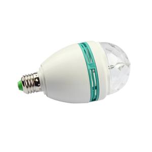 Lampes de décoration intérieure <span class=keywords><strong>LED</strong></span> RGB rotatives automatiques colorées E27 3W, lampe de fête, lumière disco - Product Image 4