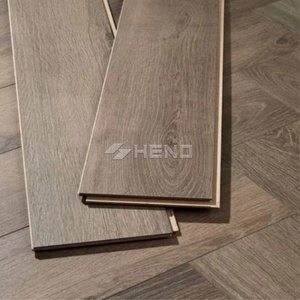 Plancher stratifié en vinyle imitation bois de noyer et chêne, étanche AC3, 10 mm, système clic - Product Image 6