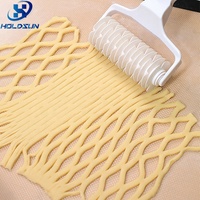 Outils de cuisson et de pâtisserie Roue de roulement en plastique Gaufrage Pâte Cookie Pie Cutter De Fournitures