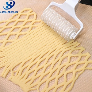 Herramientas para hornear y repostería, rueda rodante de plástico, repujado de masa, cortador de Pastel de galletas de suministros - Product Image 4