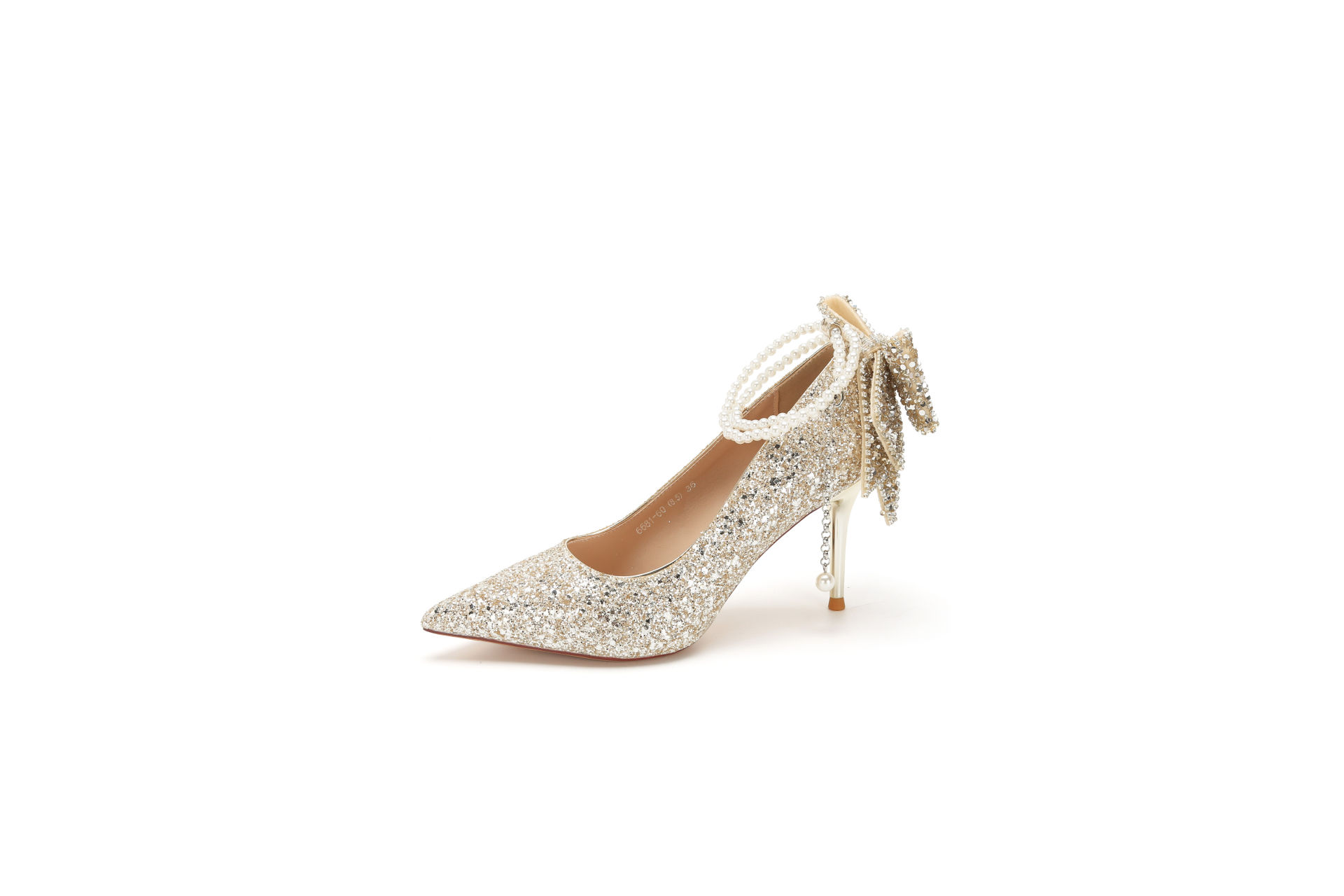 Champagne / tacco 8,5 cm