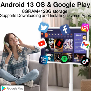 360spb stanbyme xách tay trên bánh xe 32 "Màn hình cảm ứng với buit-in camera, Android OS cài đặt ứng dụng theo ý muốn, bất cứ lúc nào bất cứ nơi nào - Product Image 5