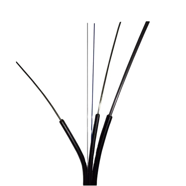 Outdoor GJYXFCH 2*5mm FTTH Cable Reel Drum Fiber Drop Cable LSZH Self Supporting Optical Cable Drum