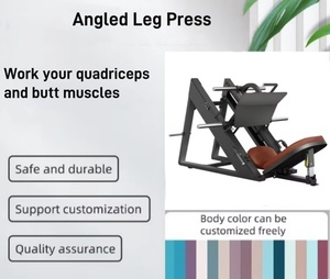 Spor ekipmanları Hack Squat bacak basın spor plaka yüklü 45 derece bacak basın makinesi - Product Image 3