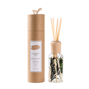 Vente en gros d'arômes en verre de luxe de 50ml pour diffuseur de roseaux <span class=keywords><strong>bouteille</strong></span> avec fleurs diffuseur de fleurs d'herbier de haute qualité à bas quantité minimale de commande - Product Image 5
