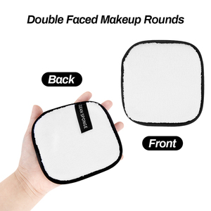 Lingettes de maquillage en coton lavables, soins pour la peau, microfibre, réutilisables, 1 pièce - Product Image 5