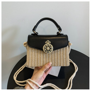 2022 Hot Sell Fashion Styes Girls Summer Srtaw Beach <strong>Bag</strong> - Product Image 6