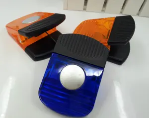 Clip per appunti magnetici in plastica con logo personalizzato, graffette per leganti magnetici di alta qualità