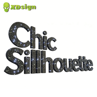 Lettres lumineuses LED personnalisées XDsign, enseigne 3D, ciel étoilé, étanche, certifiées CE, contrôle Bluetooth, décoration publicitaire captivante