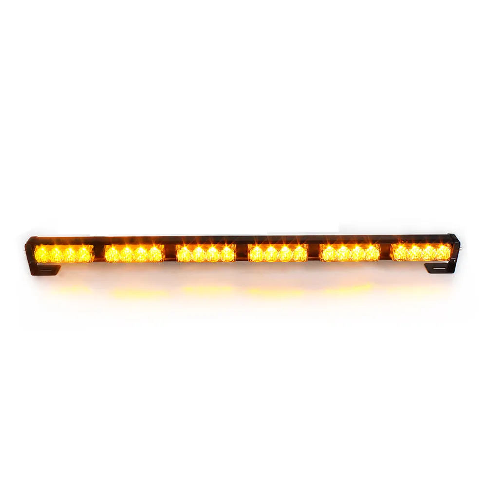 LED Visor Strobe Lichtbalk/24 V 23 inch <span class=keywords><strong>Mini</strong></span> Lichtbalk/Voertuig LED Waarschuwing Verlichting voor Auto TBE-168-6 C4