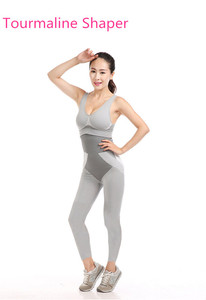 Woman Functional Tourmaline <span class=keywords><strong>Far</strong></span> <span class=keywords><strong>Infrared</strong></span> Seamless Body Shaper Bamboo Slimming Yoga Pants - Product Image 4