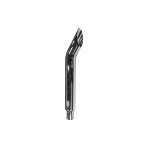 BS-65-ST060CH Tubo de escape cromado de 6 pulgadas tipo Boilermaker americano de 60 pulgadas con extremo reductor de 5 pulgadas para camión o remolque de servicio pesado - Product Image 2