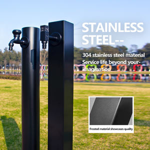 Вертикальная антифризная труба из нержавеющей стали для наружного полива сада, полностью медный кран для внутреннего двора, антикварная водяная куча - Product Image 2